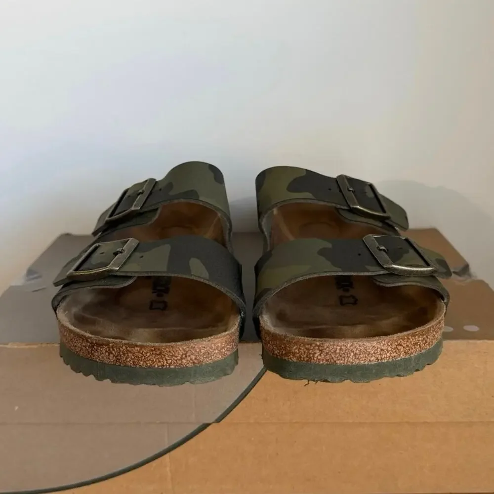Birkenstock Arizona ‘Green Camo’ Unisex Sandals - SZ M 9-W 11!
